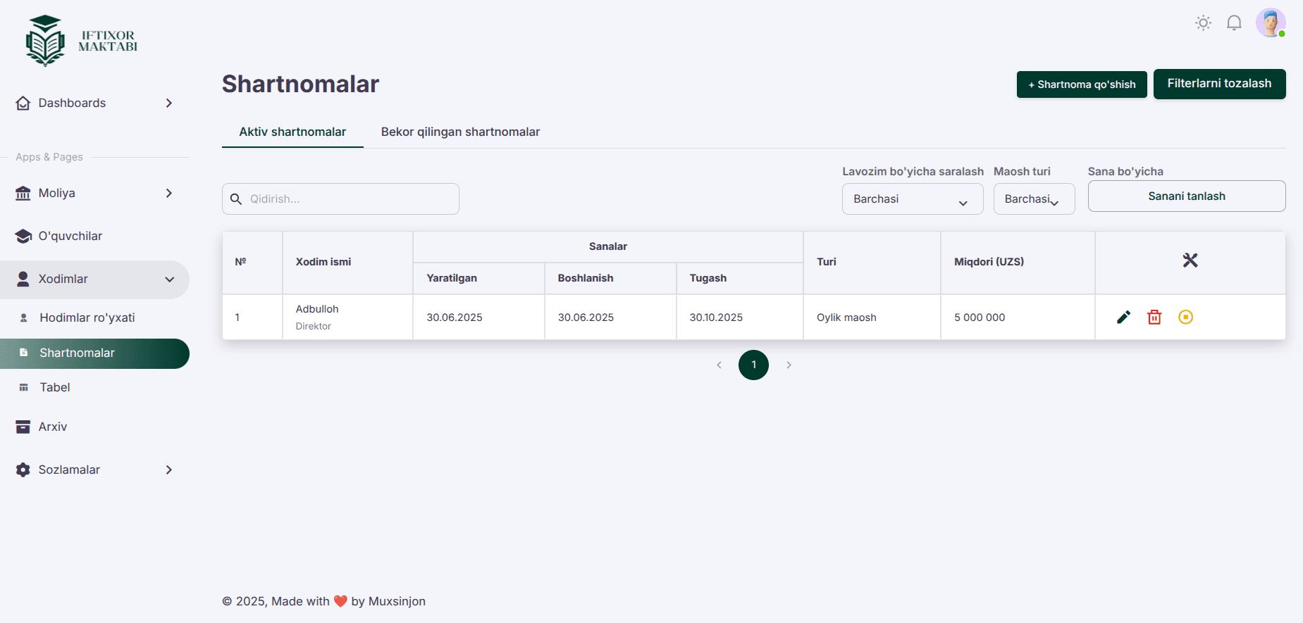 Iftixor Financial Management App - Image 10