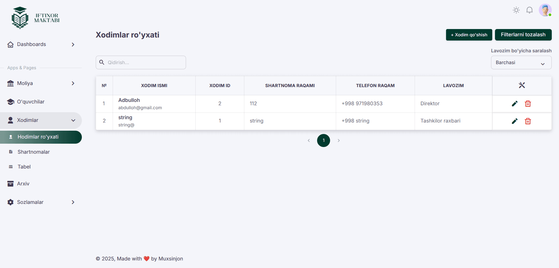 Iftixor Financial Management App - Image 8