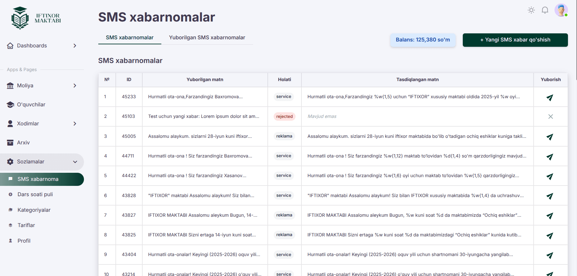 Iftixor Financial Management App - Image 13